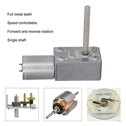 BORDSTRACT Self Locking Gear Motor 12V 66RPM M6