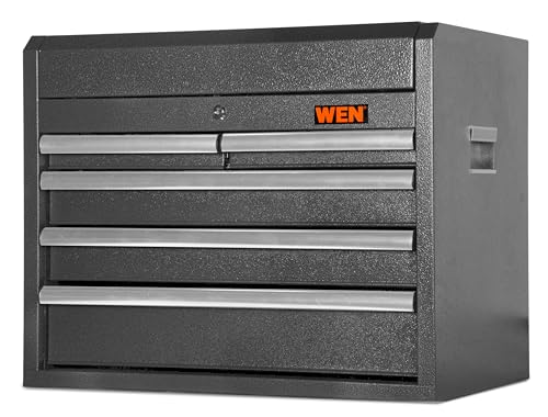 WEN 26-Inch Premium Tool Chest with Heavy Duty 21-Gauge Powder-Coated Steel Construction (GG261T) - size: 26-Inch Top