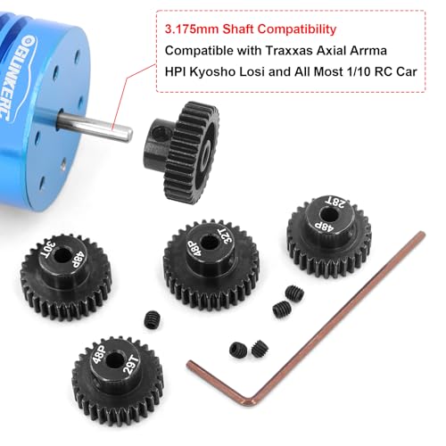 OGRC 48P 28T 29T 30T 31T 32T Pinion Gear for 1/10 RC Monster Truck Buggy - size: 28T 29T 30T 31T 32T