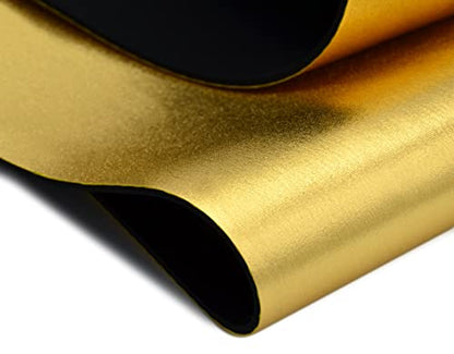 2mm Gold Metallic Neoprene Fabric, Scuba Wetsuit Material, Fabric for Sewing, Thin Foam Rubber Sheets (Gold, 2' x 4') - color: Gold, size: 2 feet x 4 feet