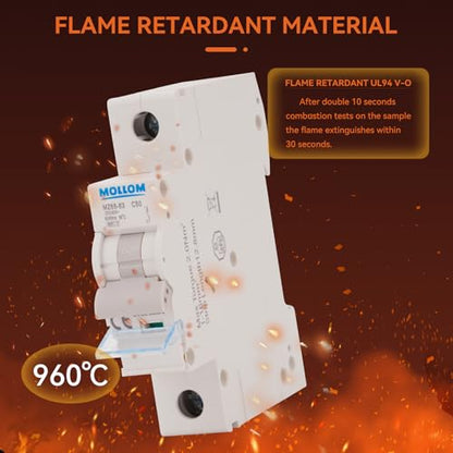 MOLLOM AC 1P 110-240V 10Amps C10 Miniature Circuit Breaker - style: 10A