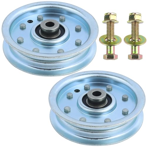2 Pack 756-0627D Idler Pulley for Cub Cadet LT1046 LT1500 Tractors - color: L11 2x756-0627