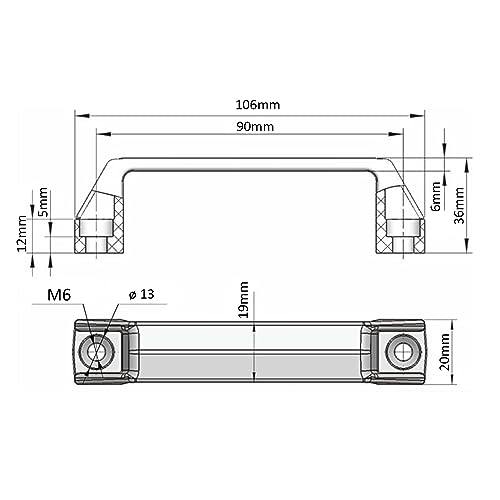 4 Sets 2020 Aluminum Extrusion Accessories Hardware Hinge Connector - style: HYLS