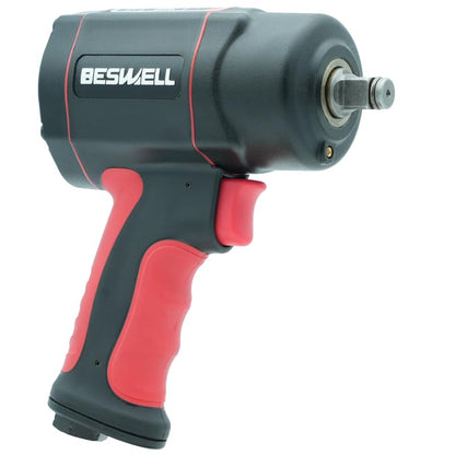 BESWELL BW-112F2N 1/2“ Twin Hammer Air Impact Wrench, 1033 Ft-Lbs Torque