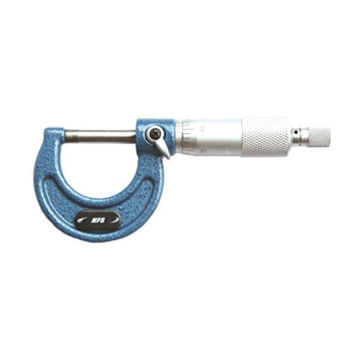 HFS 0-1 Inch Imperial Vernier Gauge Micrometer, 0.0001 Inch Graduation - size: 0-1"x0.0001", style: Classic Ratchet