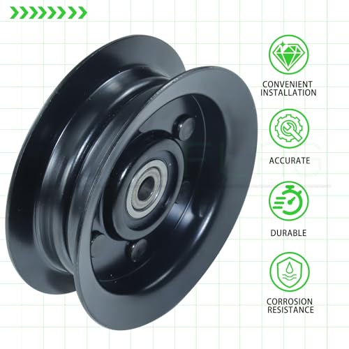 132-9420 Flat Idler Pulley for Toro 50" 42" SS5000 SS4225 Decks - color: A22 1xToro 106-2175