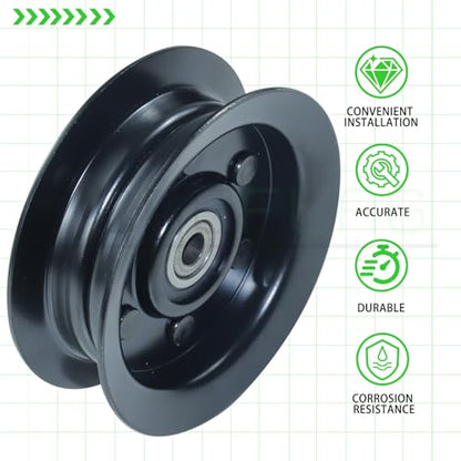 132-9420 Flat Idler Pulley for Toro 50" 42" SS5000 SS4225 Decks - color: A22 1xToro 106-2175