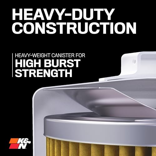 K&N Oil Filter: 20,000 Mile Engine Protection with Wrench Off Nut, HP-1008 - size: Oil Filter-1 Pack