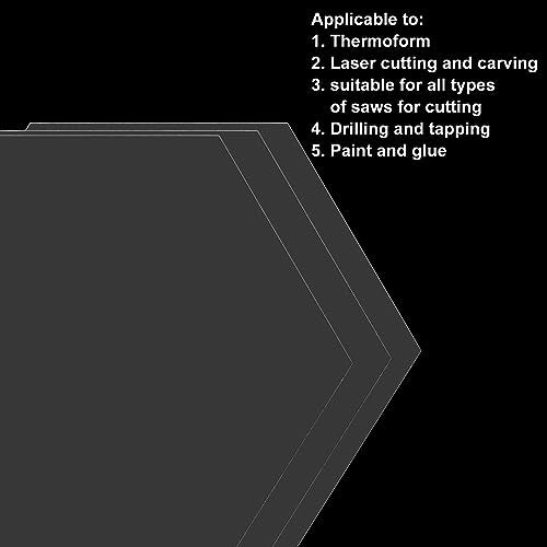 6 PCS 2mm Hexagon Acrylic Blanks, Clear for LED Light Base - size: Hexagon Shaped
