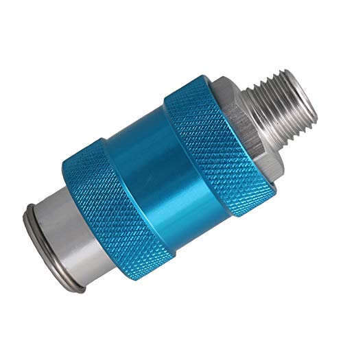 Aluminum 1/4"" Thread Pneumatic Flow Control Manual Hand Slide Valve