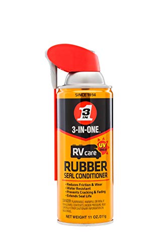 3-IN-ONE RVcare Rubber Seal Conditioner with SMART STRAW SPRAYS 2 WAYS, 11 OZ [6-Pack] - size: Pack of 6, style: Rubber Seal Conditioner