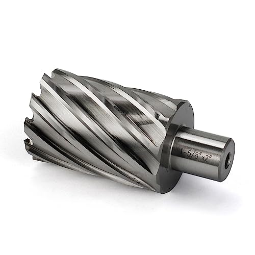 Annular Cutter JESTUOUS 3/4 Inch Weldon Shank 1-5/8 Cut Dia 2 Cut Depth