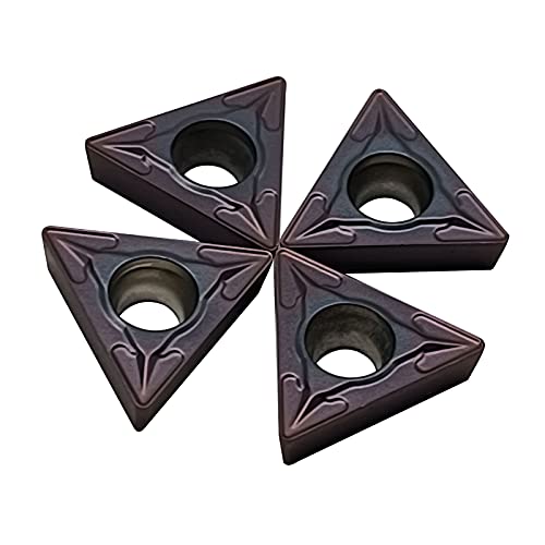 20pcs Carbide turnning Inserts TCMT21.51 TCMT110204 Carbide Insert for Lathe Turning Tool Holder for Steel,Stainless Steel - style: 20pcs TCMT110204 grey
