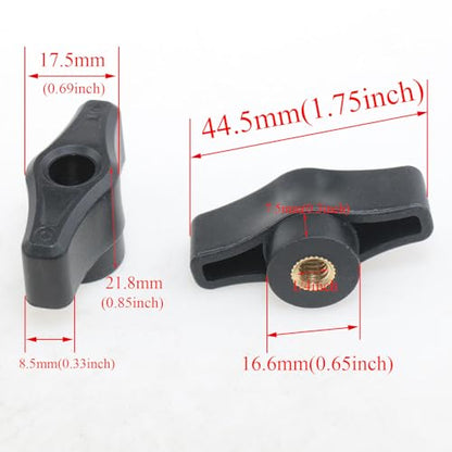 4 Pack 1/4-20 Thru Knobs for T Track Woodworking Jigs