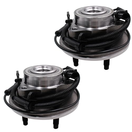MACEL 515078 Set of 2 Front Wheel Hub Bearing Assembly Compatible with Ford Explorer 2006-2010, Ford Explorer Sport Trac 2007-2010, Mercury Mountaineer, 5 Lugs W/ABS
