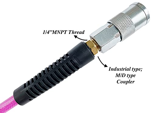 SANFU 1/4-Inch Steel Female Industrial Coupler, Air Hose Fittings 1/4-Inch Female Threads Quick Connector Air Coupler with Storage Case, 10-Pack - style: 10PCS Steel 1/4" Female Coupler
