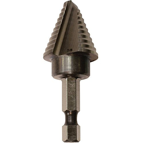 Makita 711496-A High Speed Steel Step Drill Bit, 7/8-Inch - size: 7/8-Inch