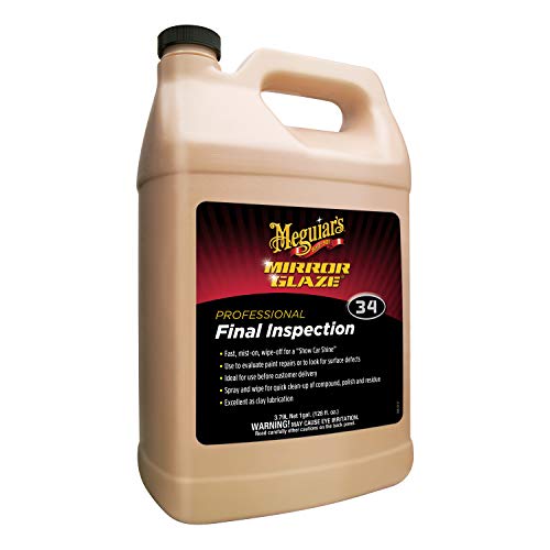 Meguiar's Professional M34 Final Inspection, 1gal - size: 128 Fl Oz (Pack of 1)