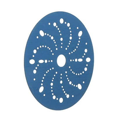 3M Hookit Blue Abrasive Disc, 321U, 36183, 6 in, 600+ Grade, Multi-Hole - size: 6 in diameter, style: Multi-Hole Disc