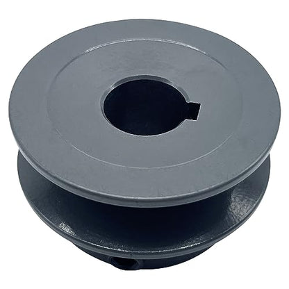 AK22-5/8 v Belt Pulleys, 2.2 inch OD, 5/8 Inch Bore, Cast Iron Material Motor Pulley, AK Single Groove Pulleys for "4L" or "A" or "3L" Belts - size: 2.2 inch OD, 5/8 Inch Bore, style: 1 Groove