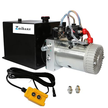 Electric Hydraulic Pump,6 Quart Double Acting Hydraulic Pump - size: 6 Quart Double