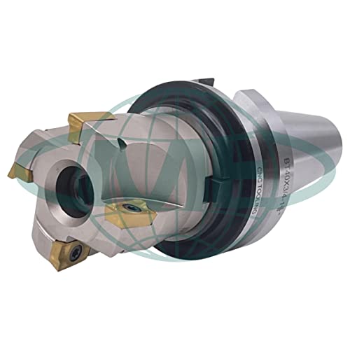 CME 2" 90° Indexable Face Mill w/ BT40 Arbor, APKT1604 Inserts Included, 4 Flutes