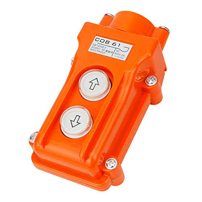 Rainproof Hoist Crane Push Button Switch COB-61 Crane Pendant Control Station UP Down Hoist Switch