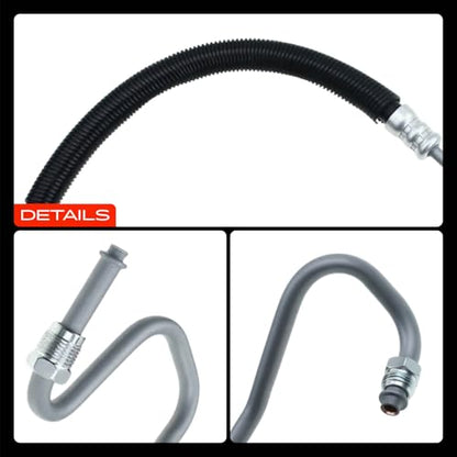 A-Premium Power Steering Pressure Hose Line Assembly, Pump To Gear