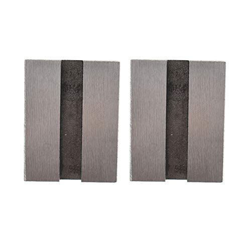 waltyotur V Block Set with Clamp Hardened Steel 90 Degree Angle Precision V Block Set 1-5/8x 1-1/4 x 1-1/4 Multi-Use Gauge Gage Machinist Tool with Box