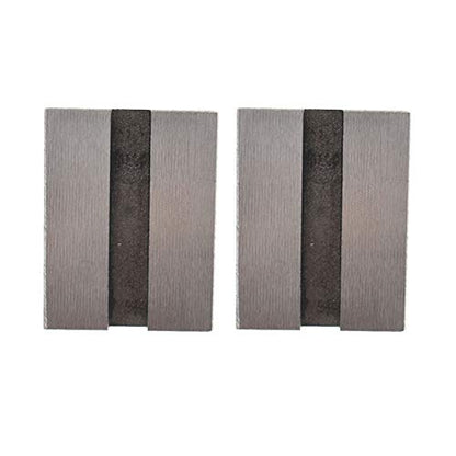 waltyotur V Block Set with Clamp Hardened Steel 90 Degree Angle Precision V Block Set 1-5/8x 1-1/4 x 1-1/4 Multi-Use Gauge Gage Machinist Tool with Box