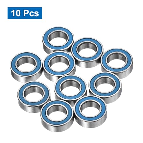 uxcell 10 Pcs MR95-2RS Micro Bearings, 5x9x3mm Chrome Steel, ABEC7 - size: MR95-2RS