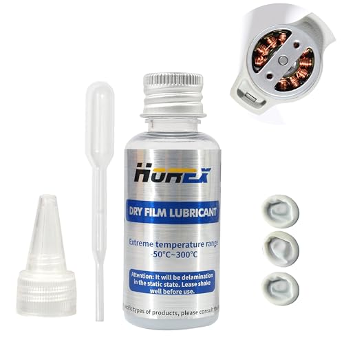 Drone Dry Film Lubricant with PFPE 30ml Propeller Shafts Lube Anti Seize Reduces Friction Maintenance Accessories for Agricultural Drone UAV FPV Drive Shaft Motor Bearings Remote Control Toy RC Models