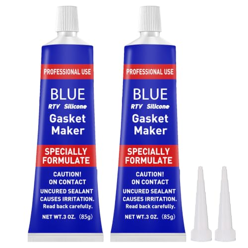 1DFAUL RTV Silicone Gasket Maker, High Temp Silicone Resist Oil, Blue, 170g - color: Blue, size: 170g