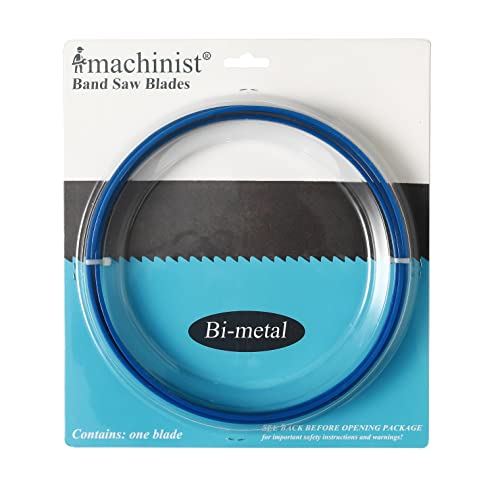 Imachinist S811214 81" in X 1/2" X 14 TPI Bi-Metal Bandsaw Blades for Metal