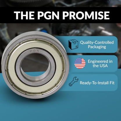 PGN 608-ZZ (10 Pack) Ball Bearing 8x22x7mm Chrome Steel Shielded