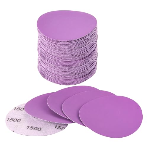 3 Inch Sanding Discs, 40 Pack 1500 Grit Hook and Loop Sandpaper - style: 1500 Grit
