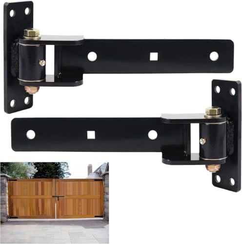 13” Heavy Duty Gate Hinges,900 LBS Load Capacity, Thickened Solid Steel