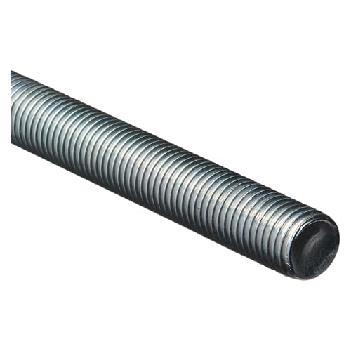 National Hardware N179-572 Steel Threaded Rods in Zinc Plated, 1"-8x36" - color: Zinc plated, size: 1"-8x36"