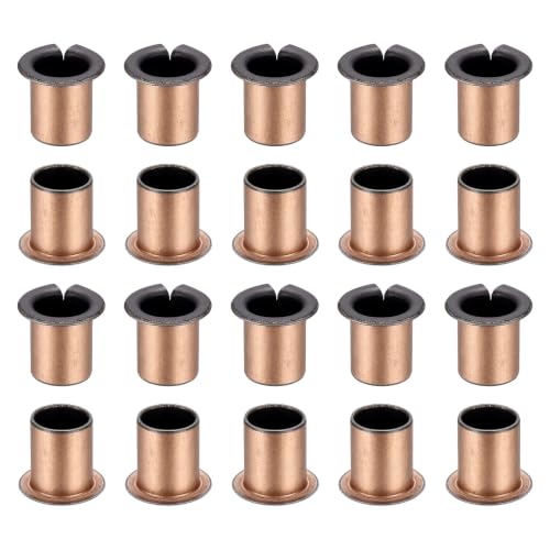 uxcell 40Pcs Flanged Sleeve Bearing, 12mm Bore x 14mm OD x 18mm Length - size: 12×14×18mm