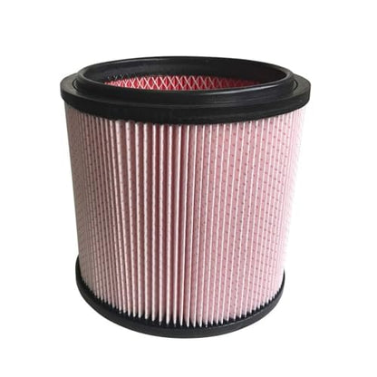 1 pack YIEEC Replacement VCFF 3701 Cartridge vacuum FINE DUST FILTER Compatible with HART Most Shop-Vac Wet/Dry Vacs 5 to 16 Gallon（pink）