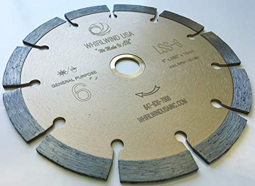6 Inch Diamond Saw Blade for Concrete Stone Brick Masonry - size: 6" LSS
