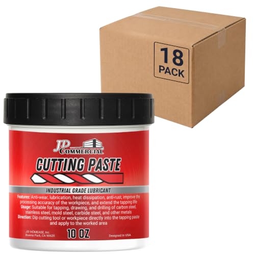 Cutting Paste 10 OZ, Cutting, Tapping, and Drilling Lubricant, Reduces Heat, Extends Tool Life & Improves Precision, for Drilling, Milling, Threading, and More (18 Pack) - size: 10 OZ - 18 Pack