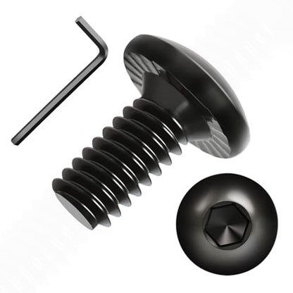 Socket Cap Machine Screws 1/4 x 1/2 24PC, Button Head Hex Socket - size: 1/4-20 x 1/2, style: Button