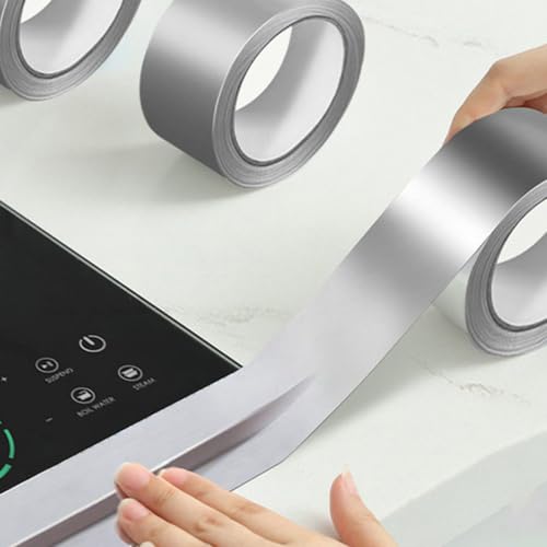 Thicker Aluminum Foil Tape, Heat-Resistant Adhesive Tape for Home Use, Dressing Table, Washstand Accessories (5m) - color: 5m
