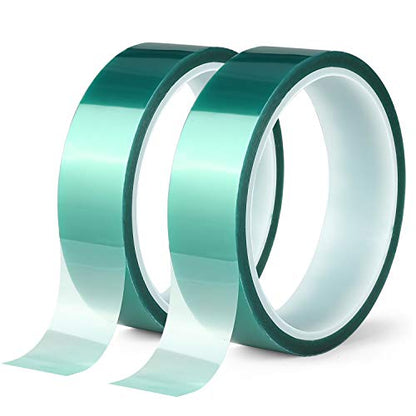 iVict 2 Roll Polyester High Temperature Masking Tape - size: 2 Roll X 1 inches