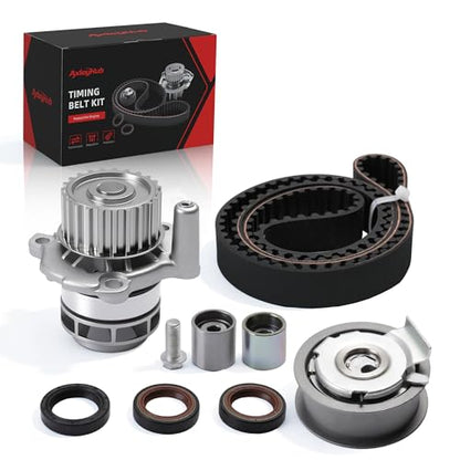 Engine Timing Belt Kit with Water Pump for Audi A3 06-08 - size: for A3/ A3 Quattro / A4 Quattro/ Audi TT