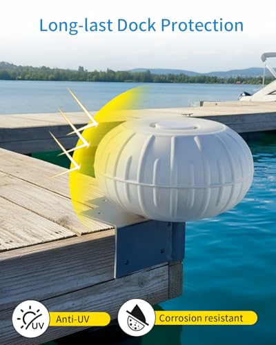 OCEANBROAD Dock Bumpers Wheel, Marine Dock Bumpers Wheel Corner Mount
