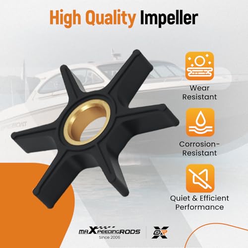 maXpeedingrods 99157T2 Water Pump Impeller Repair Kit for Mercury Mariner - size: For Mercury Mariner 9.9-25, 46-99157T2