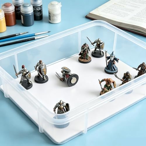 2 Pack, White Metal Sheets with Adhesive-8.5” x 12.3”, Ferrous Sheet for Magnets Receptive, 40 Mil Magnetic Miniatures Organization – Fits Standard US Really Useful Box - size: 8.5"X12.3"-2 Pcs, White