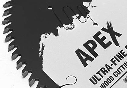 WEN BL1080C Apex 10-Inch 80-Tooth Carbide-Tipped Ultra-Fine-Finish Industrial-Grade Woodworking Saw Blade with Cool-Cut Coating, Black - style: Premium